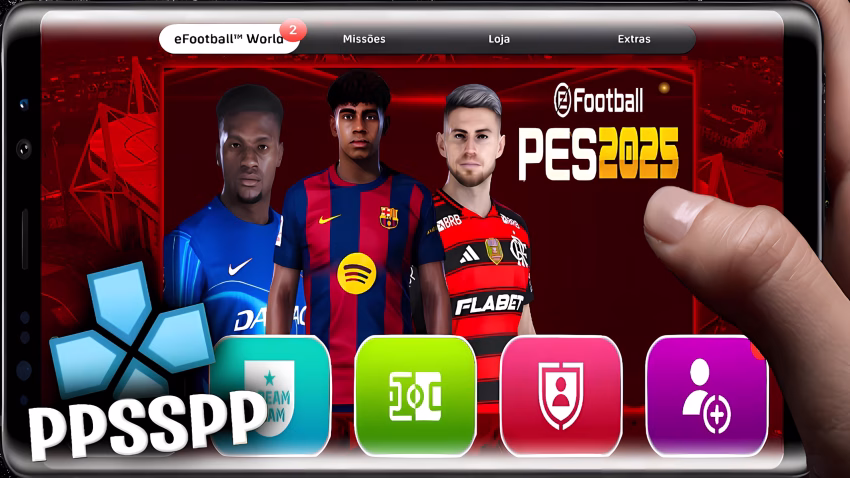 Efootball Mobile Pes ppsspp 2025