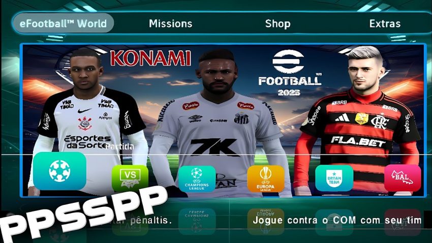 Efootball Pes PPSSPP 2025